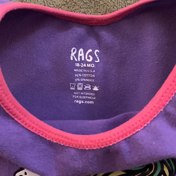 Rags unicorn tank romper 18-24 months - Picture 4 of 4